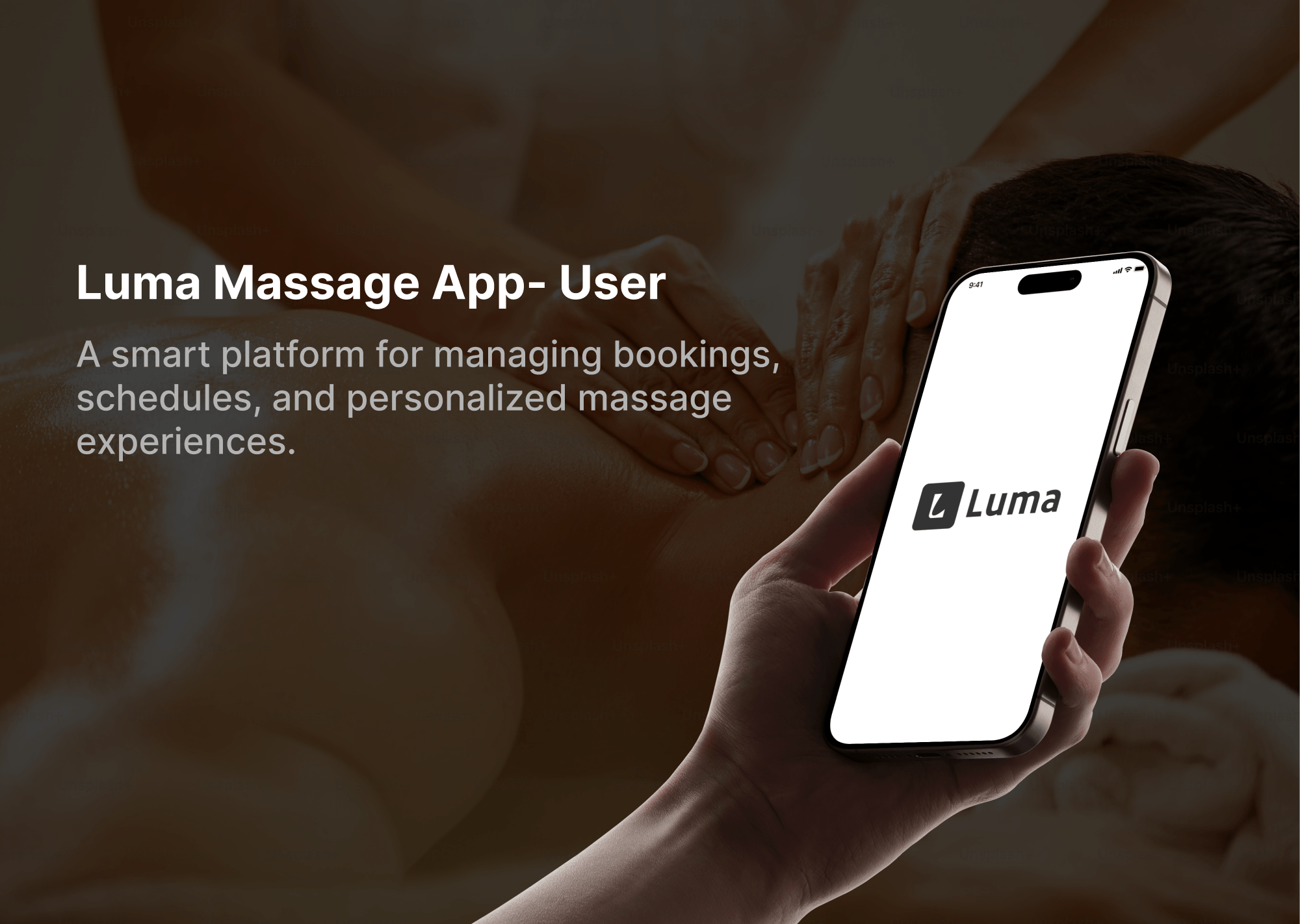 Luma Massage App - User